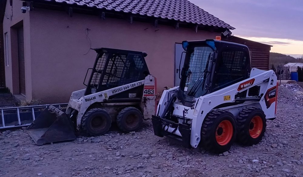 Usługi minikoparką usługi ładowarką bobcat 463, bobcat s450,bobcat e19