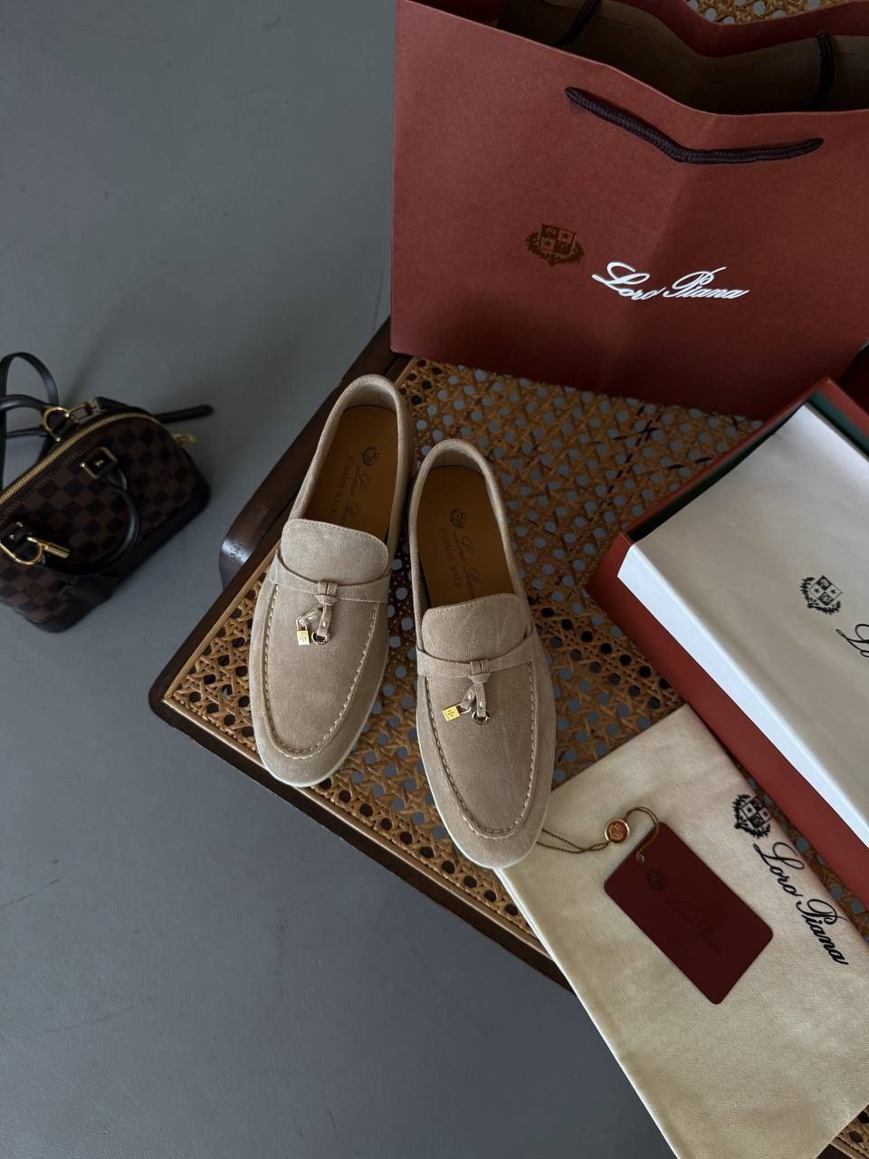 р36-42 Лофери Loro Piana Loafers Beige