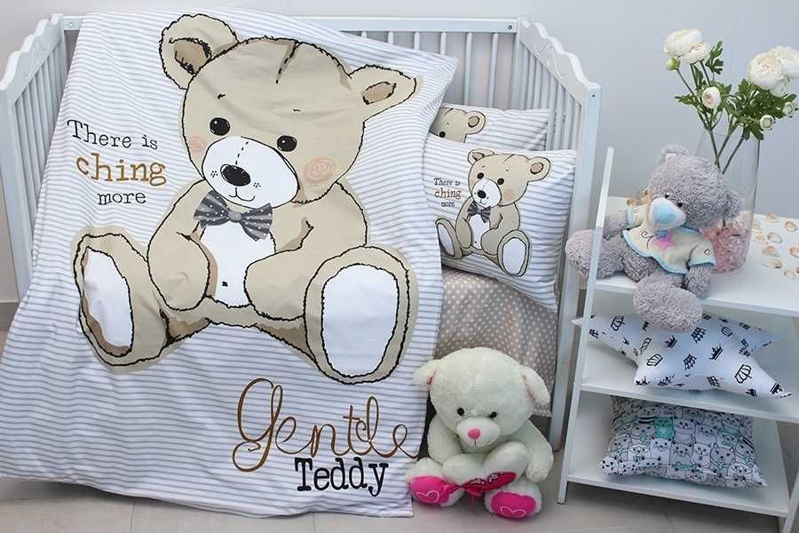 Комплект постільної білизни дитячий в ліжечко Teddy. Різні дизайни.