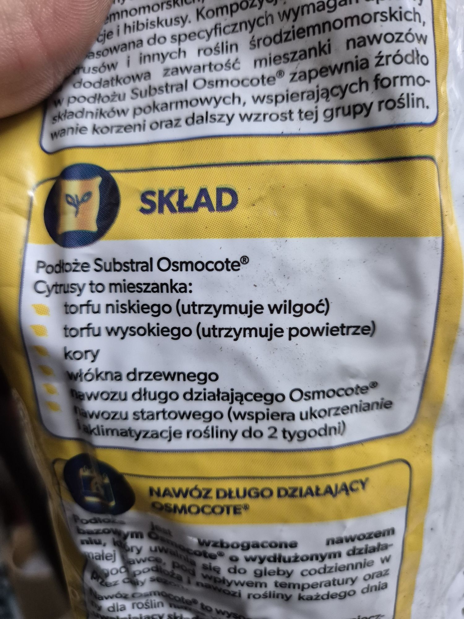 Podłoże Ziemia do Cytrusów 3L z Nawozem Osmocote Substral