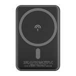 Dudao bezprzewodowy powerbank MagSafe 5000mAh czarny (K14S)