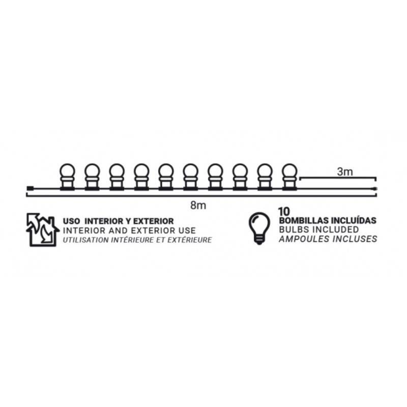 Guirnalda / guirlanda LED (várias unidades)