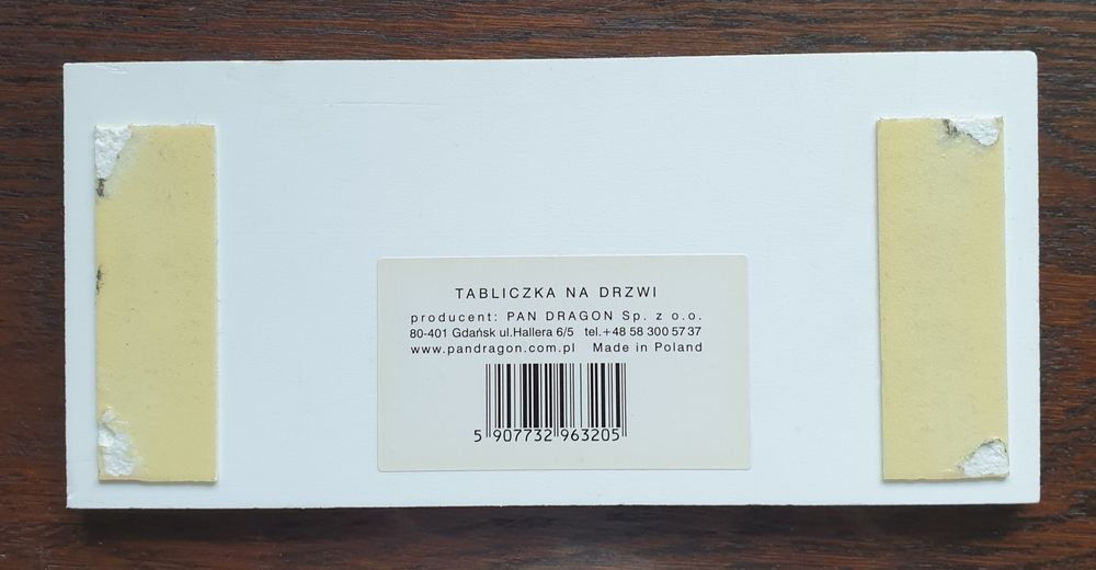 Tabliczka na drzwi Pokój Piotra