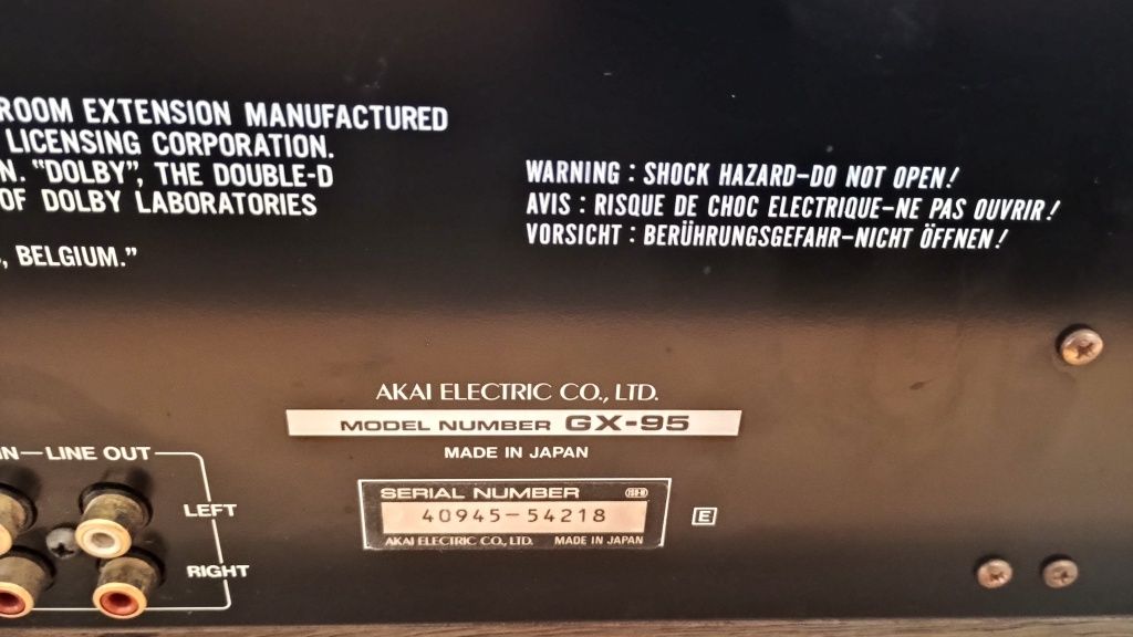 Magnetofon Akai gx95