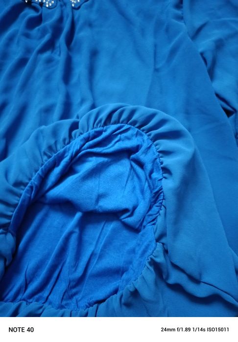 Wyprzedaż Elegancka tiulowa bluzka Święta r. M