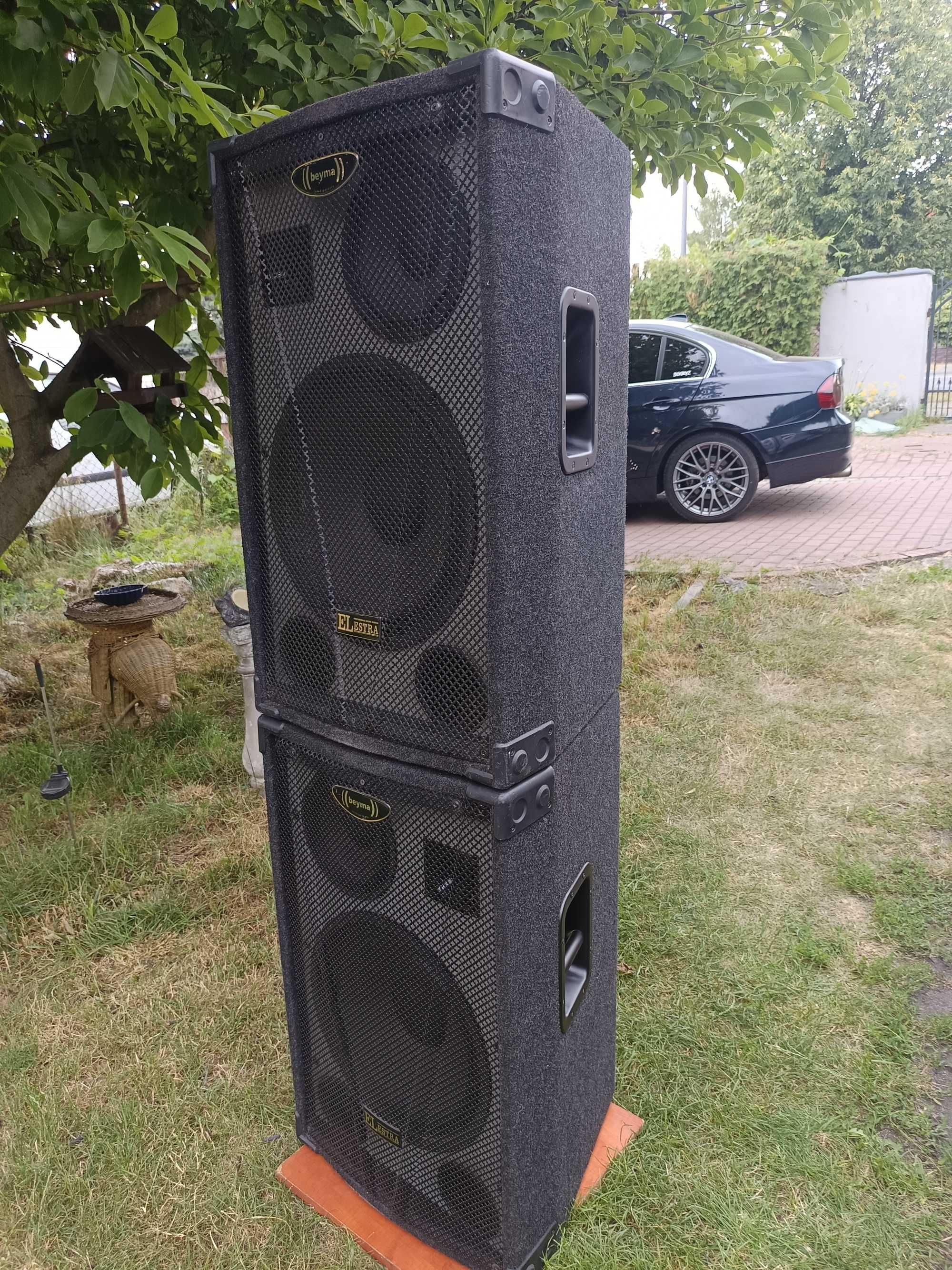 Zawodowe Nagłośnienie Estradowe ELESTRA 500 Wat dla DJ lub Zespołu