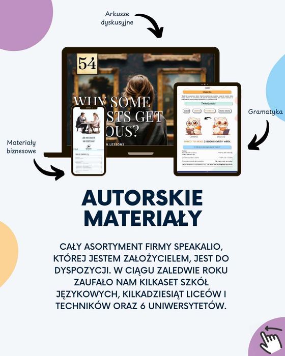 Zajęcia / korepetycje z języka angielskiego online. Fv.