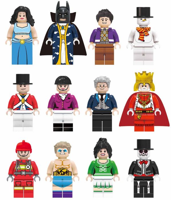 Figura tipo Lego - várias personagens - ver outras fotos
