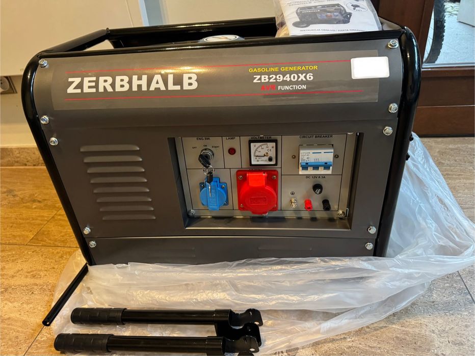 Nowy Agregat prądotwórczy moc 7.1 KW/400V , 3.8 KW/230V