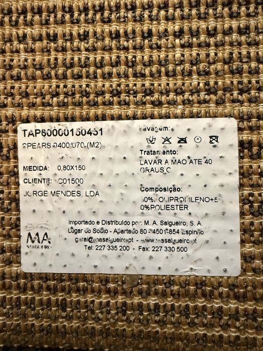 3 Tapetes casa 0,80x150