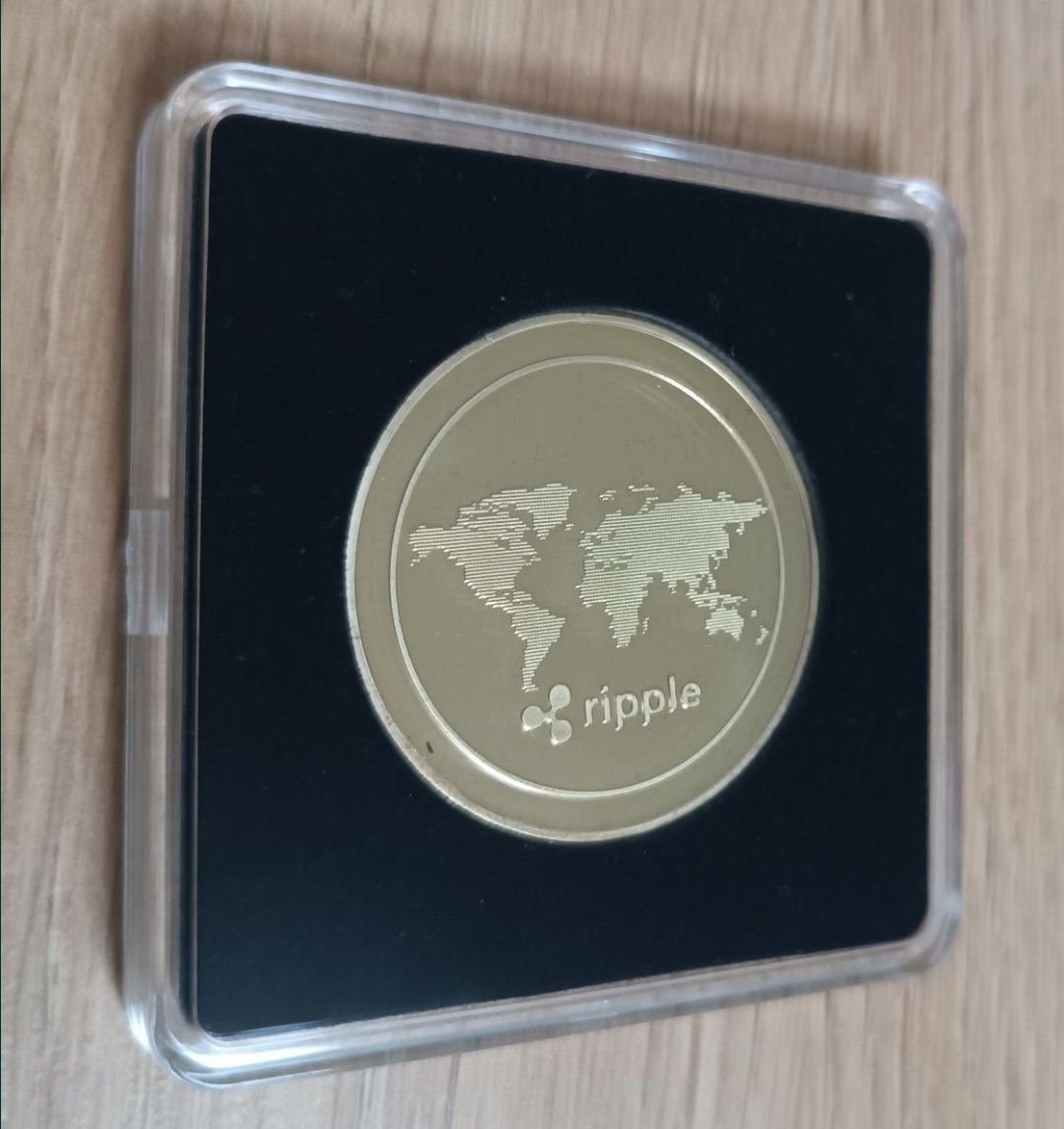 Moneta kolekcjonerska Ripple (XRP) - kryptowaluty. Okazja!