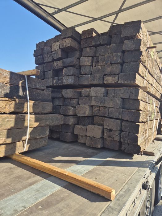 Podkłady drewniane ogrodowe bale 360szt  transport