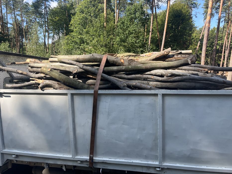 Drewno opałowe gałęziówka buk grab opał