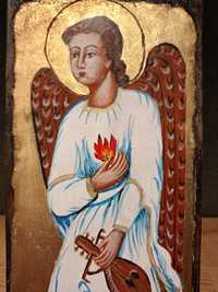 Ikona Anioła Stróża na św. Komunię, dla aniołków