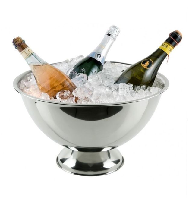 Stalowa misa do chłodzenia alkoholi