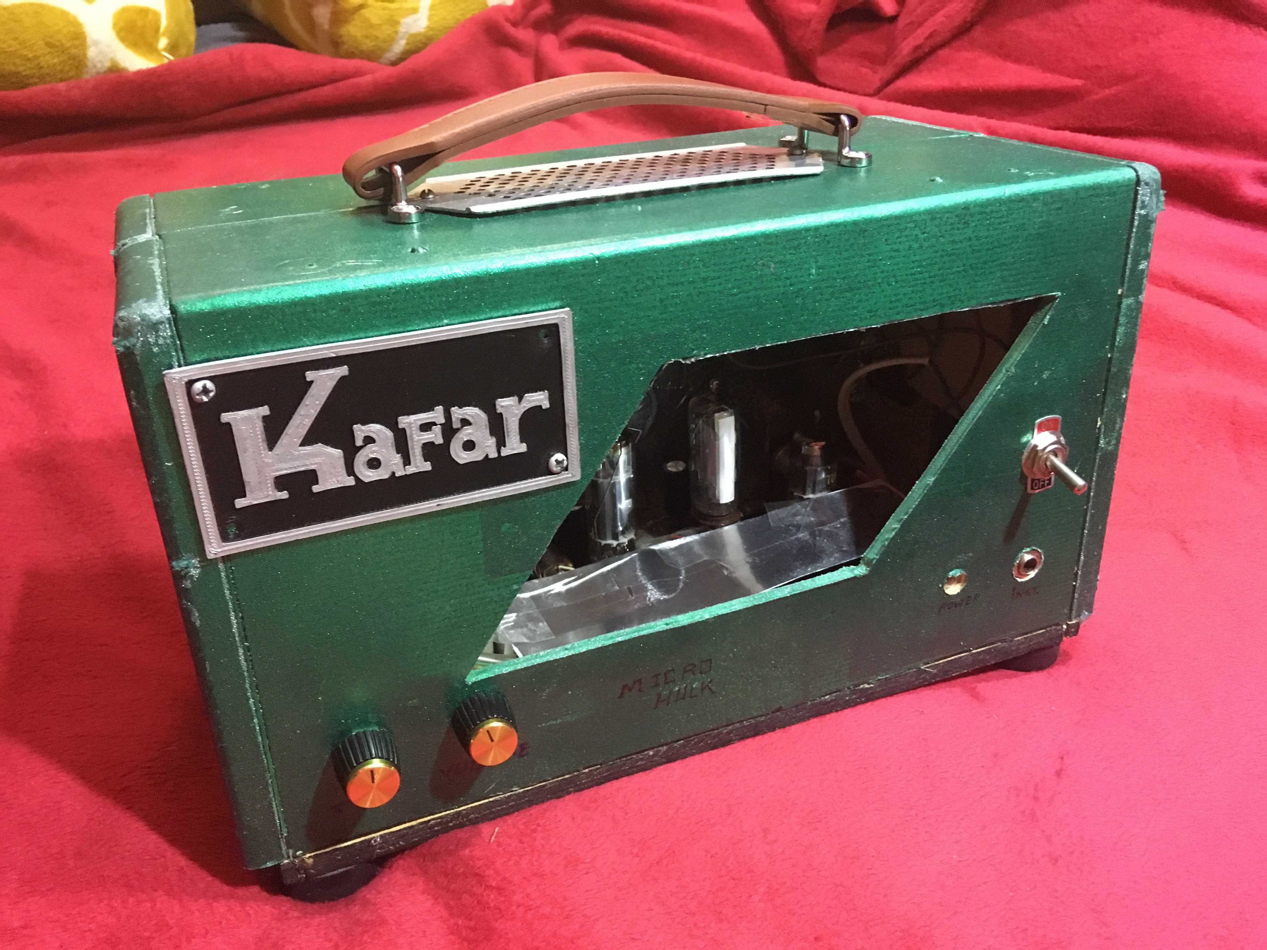 Wzmacniacz gitarowy lampowy 4W KAFAR Micro Hulk
