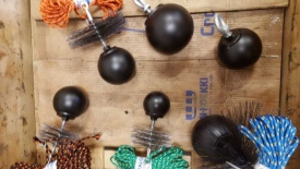 Zestaw do czyszczenia komina od dołu DRUT 6M LINA 15M WYCIOR Najtaniej