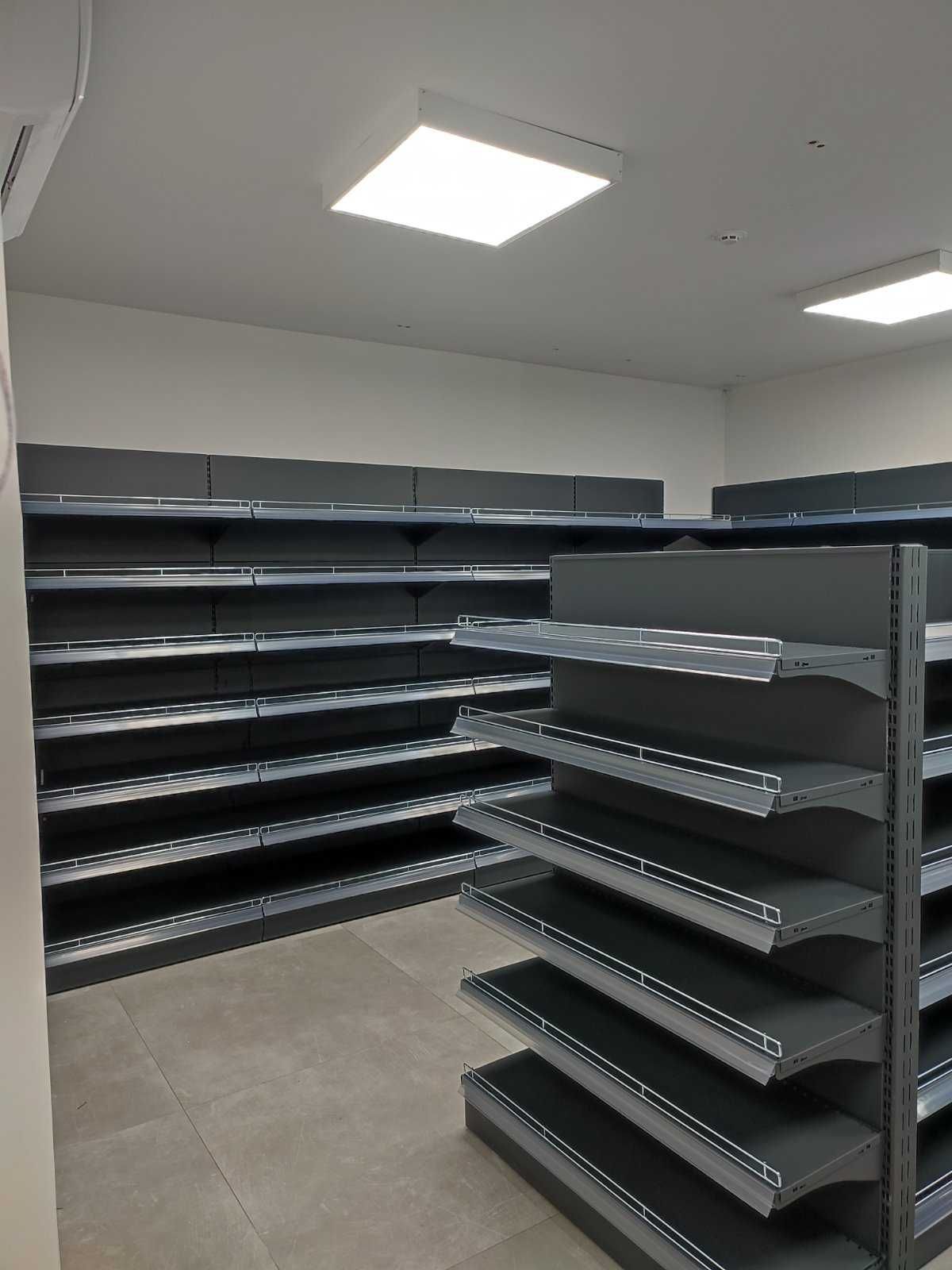 Торгові стелажі в магазин. Торгові полки. Стеллажи. Гачки. Крючки