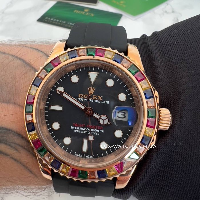Часы Rolex Yacht-Master Diamond Rubber