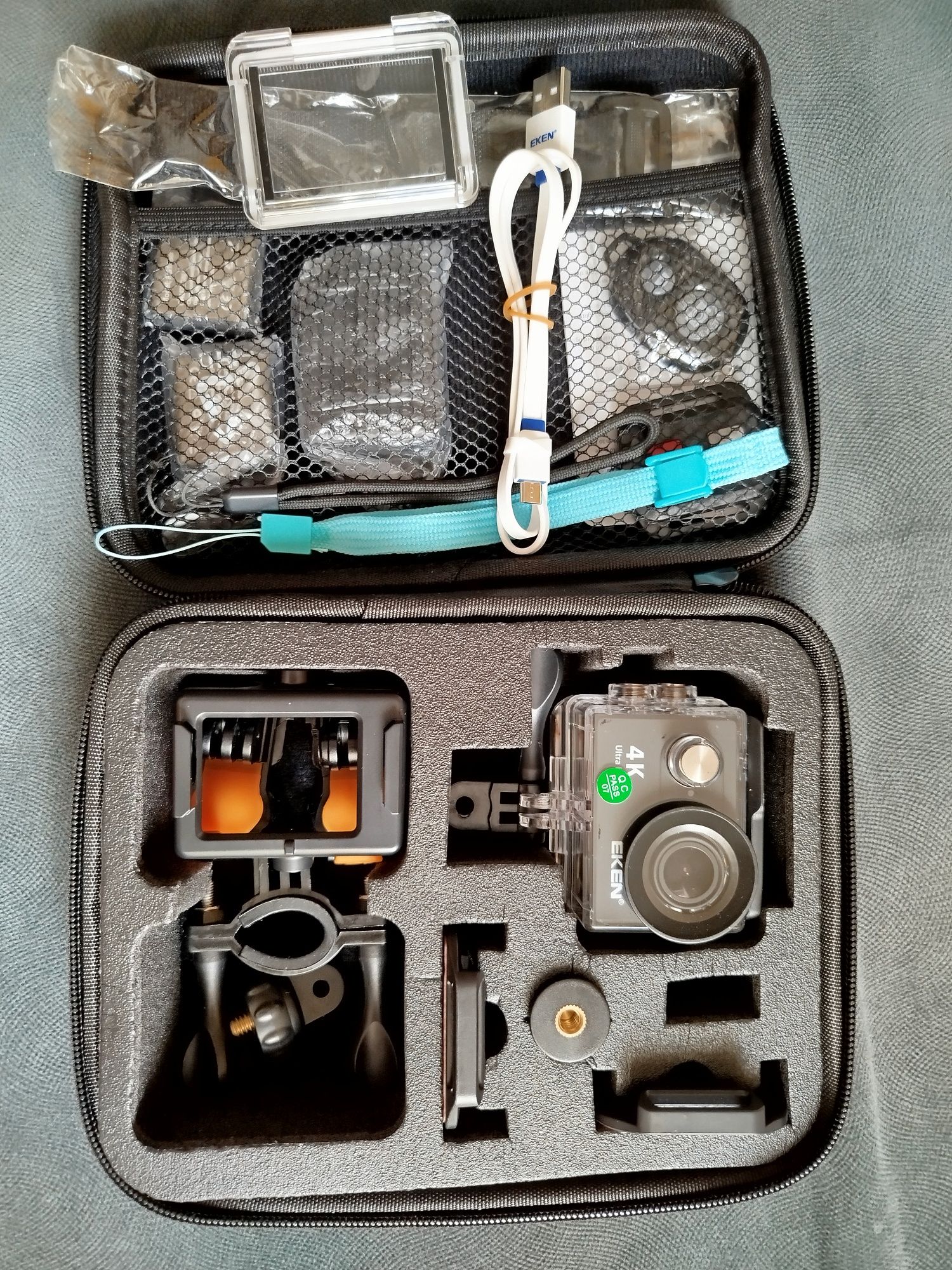 Camera de ação 4K à prova de água