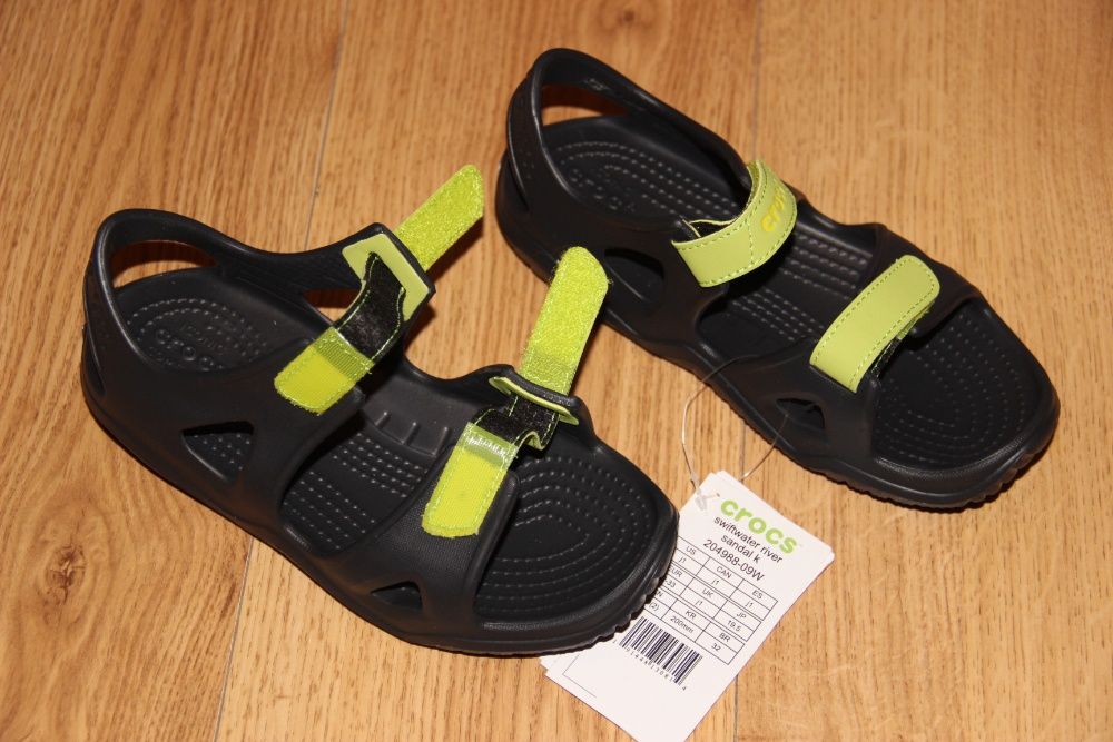 Дитячі босоніжки crocs swiftwater river sandal сандалі крокс c12 - J3