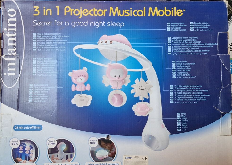 Projektor infantino 3w1
