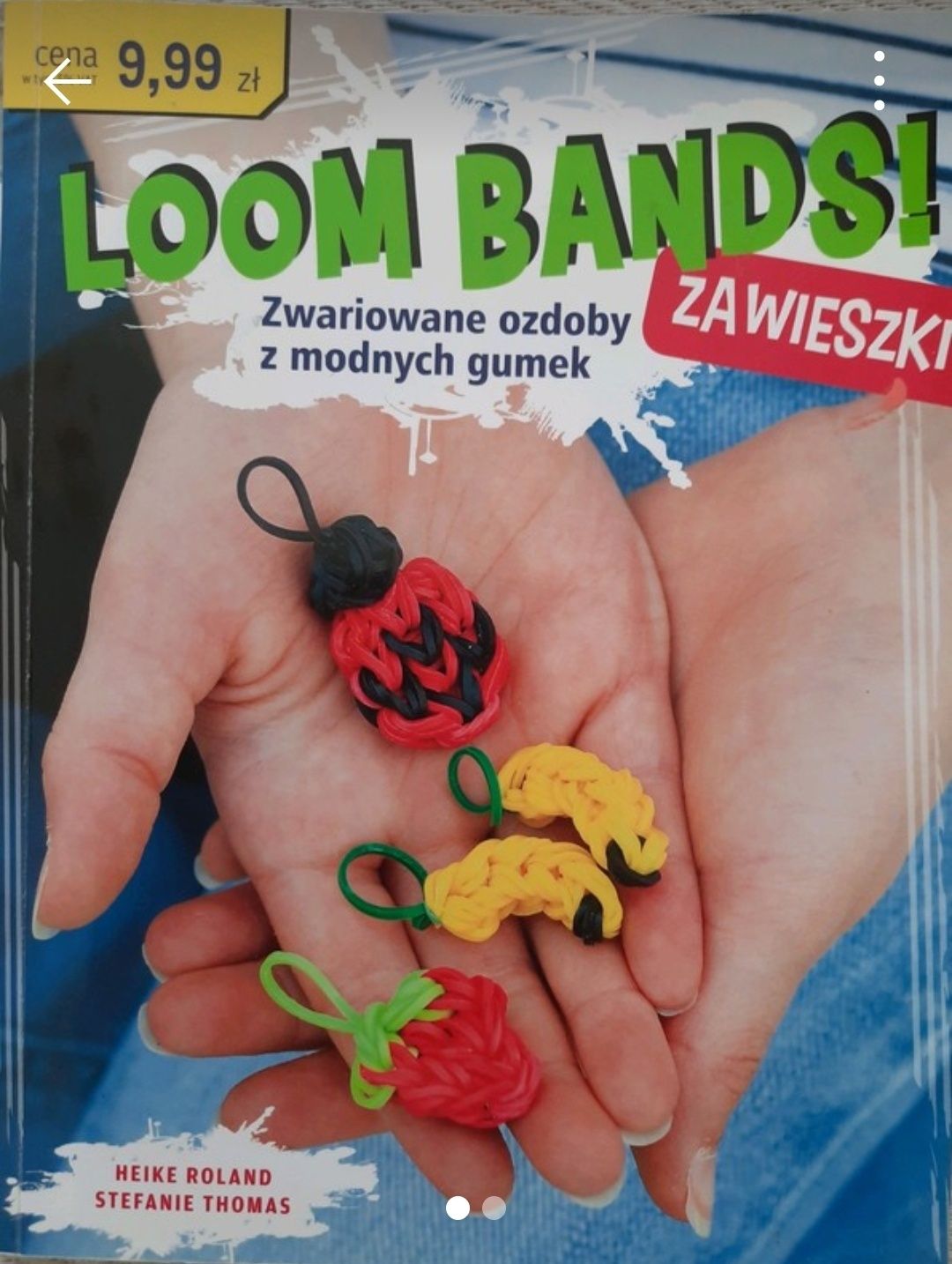 Loom Bands ozdoby z gumek zawieszki