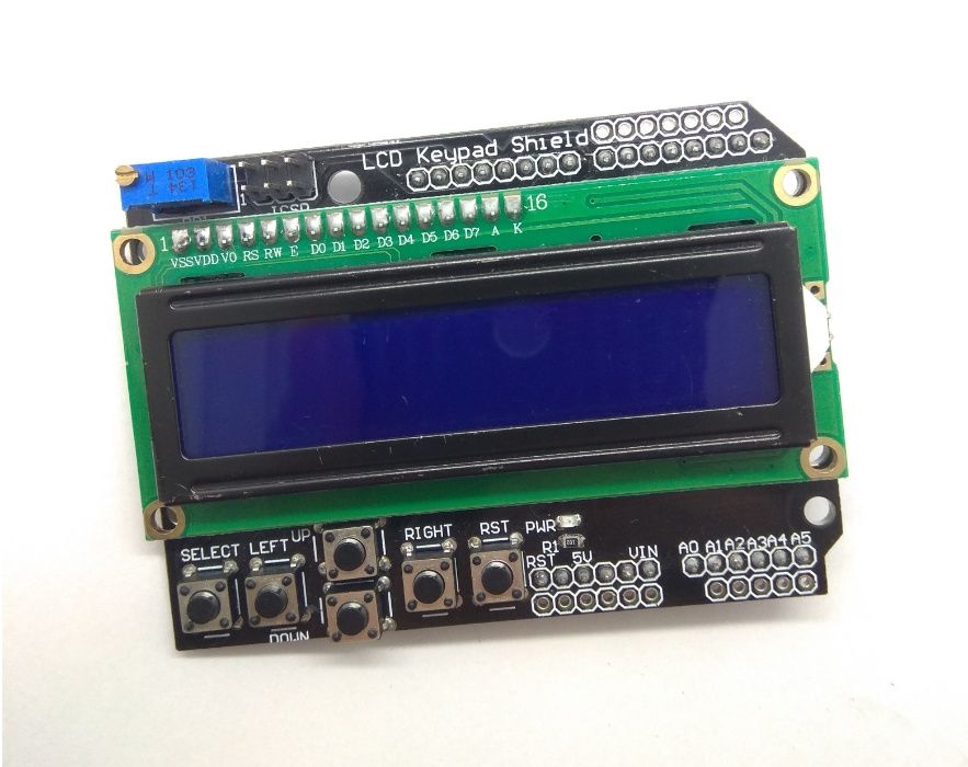 Панель для LCD Keypad Shield 1602 для Arduino