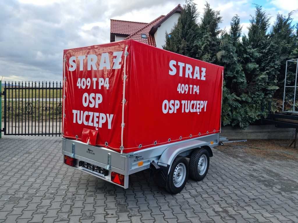 Przyczepka samochodowa SIDECAR 300x156 750 kg Producent - TRANSPORT