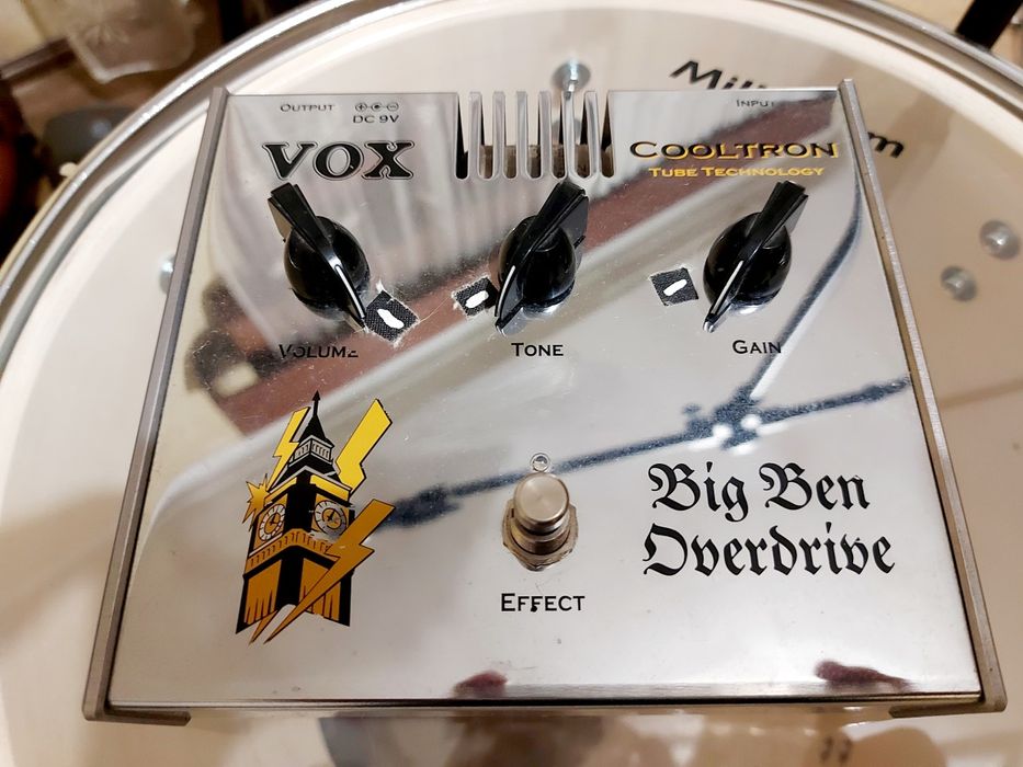 Pedais Guitarra VOX Brit Boost Cooltron e VOX Big Ben Overdrive