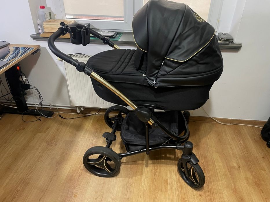 Wózek Bebetto Torino Si 01 Złoty 3w1