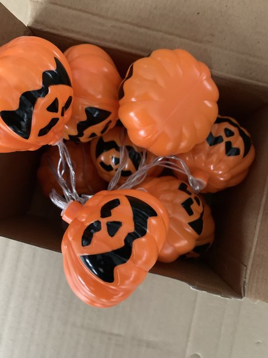 Lampki ozdobne na halloween dynie