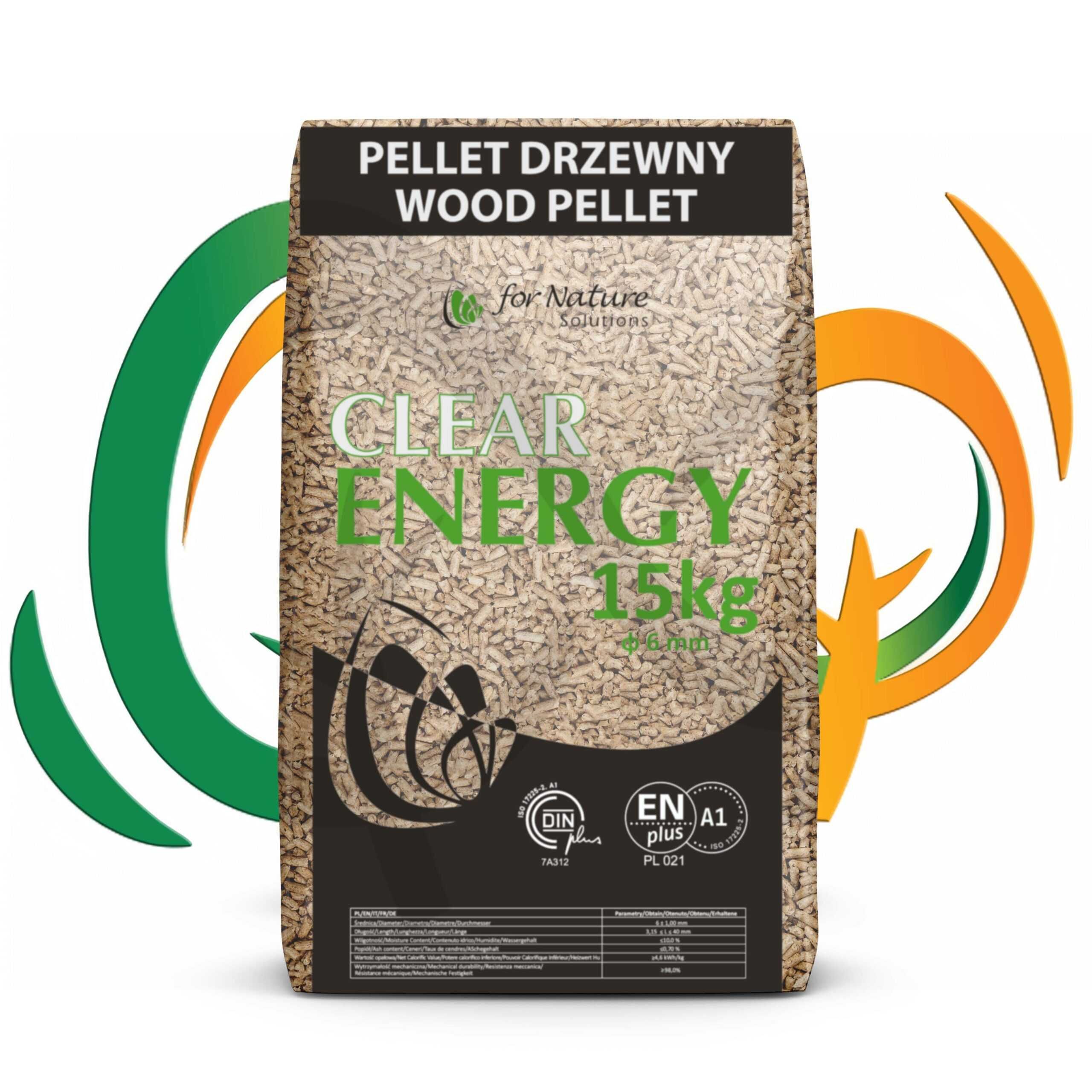 Pellet Poltarex, Barlinek, Sylva, Clear energy 6 mm !!! TRANSPORT