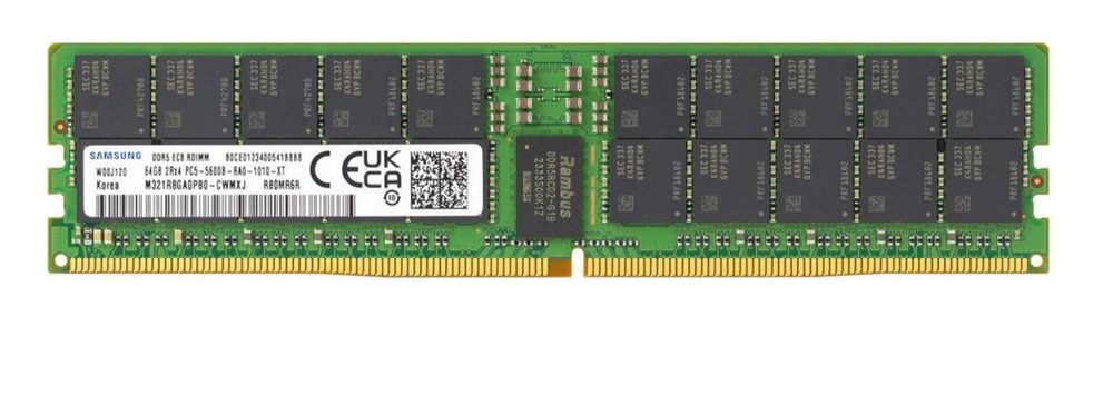 Pamięć RAM 64GB Samsung ECC DDR5 2Rx4 5600MHz M321R8GA0PB0-CWM AI LLM