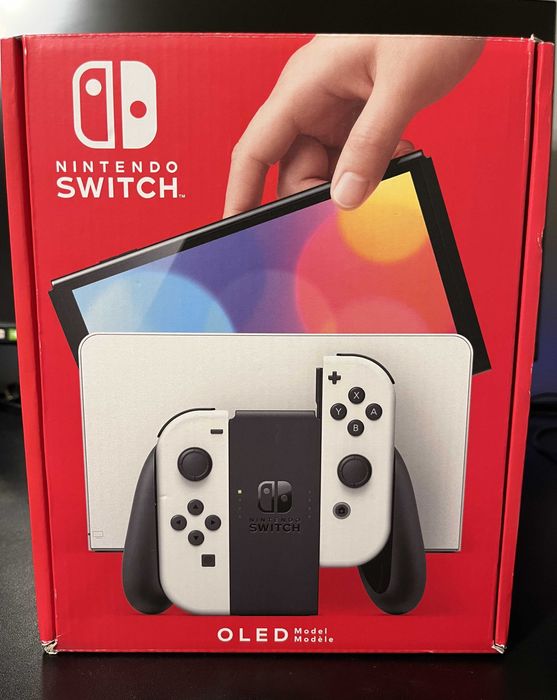 Nintendo Switch OLED + Etui i folia ochronna