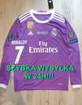 Koszulka Real Madryt 2016/17, Ronaldo 7,  S, M, L, XL
