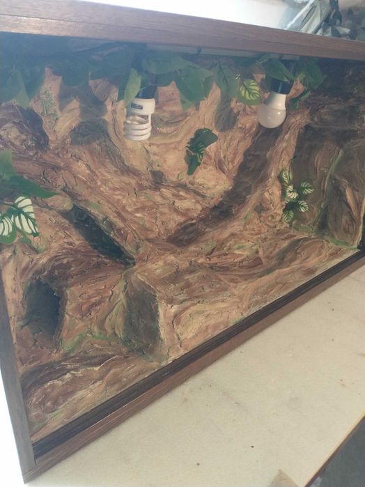 Terrarium zestaw 100x54x30