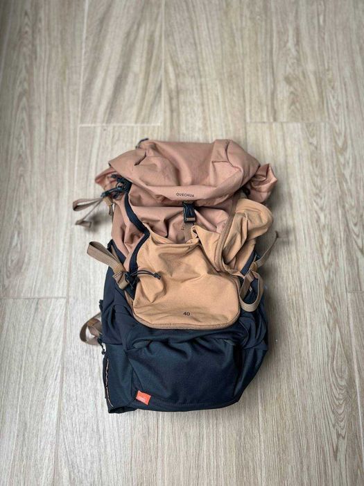 Рюкзак Quechua MH500 40л — стан нового, дощовик