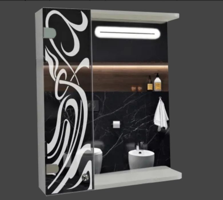 Навісна шафа-дзеркало