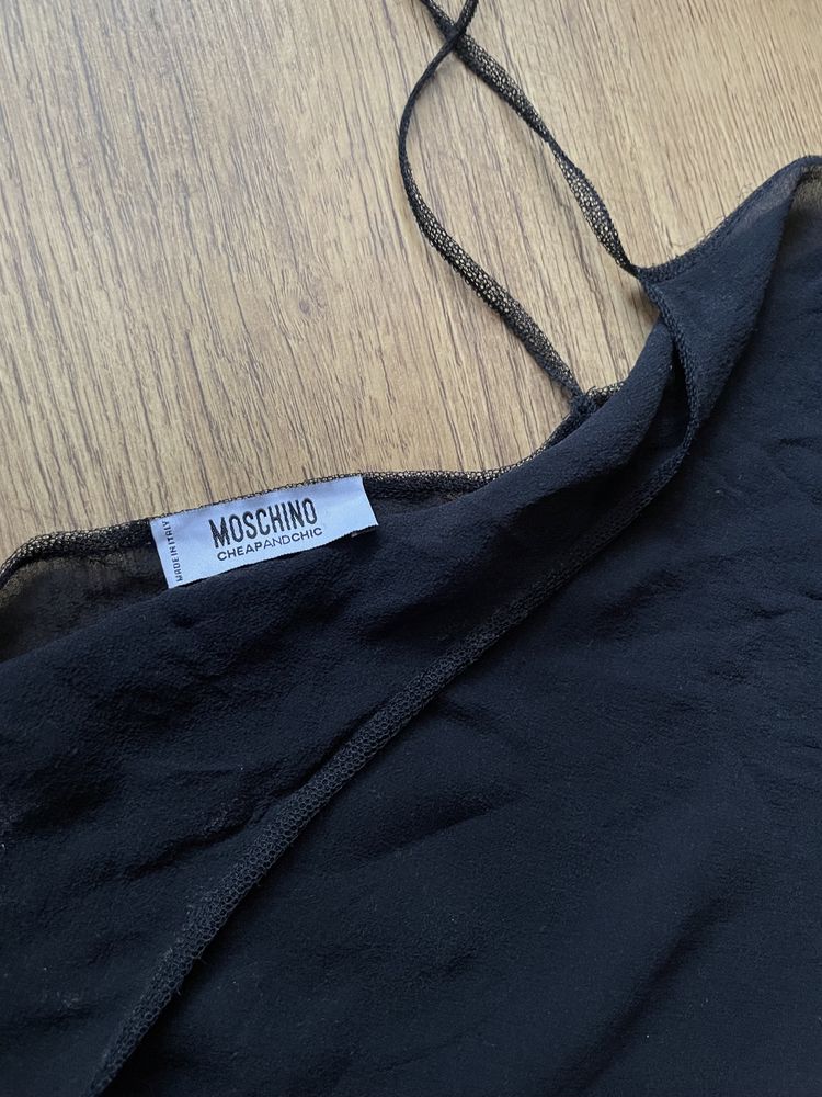 Майка топ moschino оригинал cheap and chic