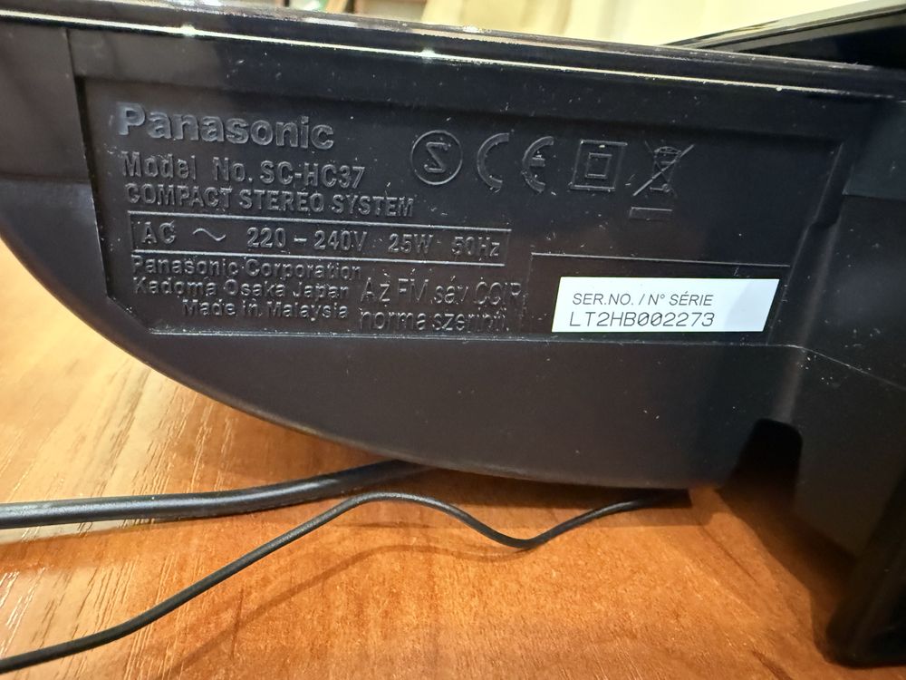 Музичний центр panasonic sc-hc37