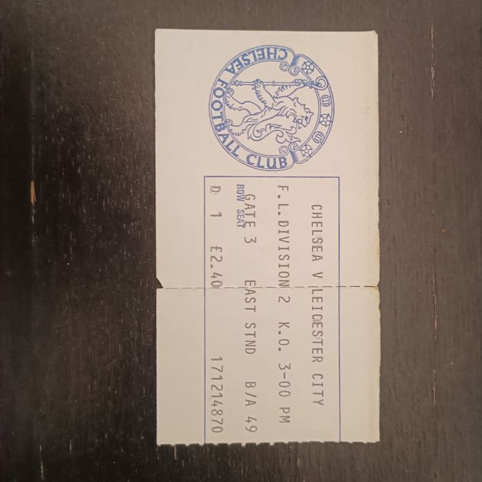 Bilhetes futebol antigos