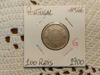 Portugal - moeda de 100 reis de 1900 (G)