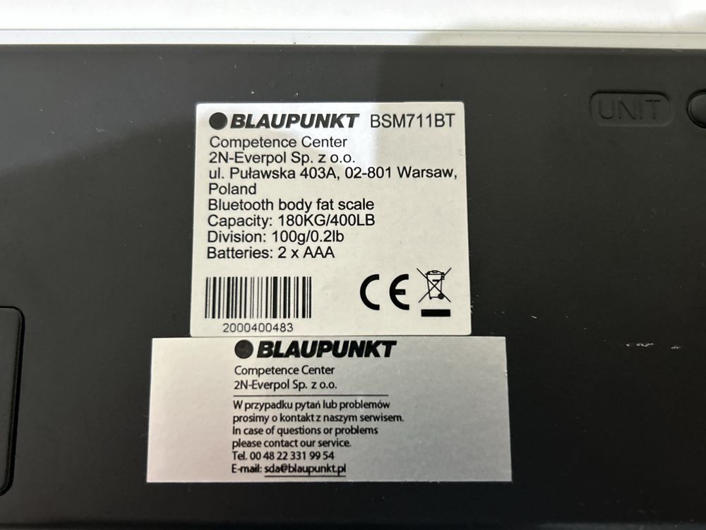 Waga blaupunkt BSM711BT