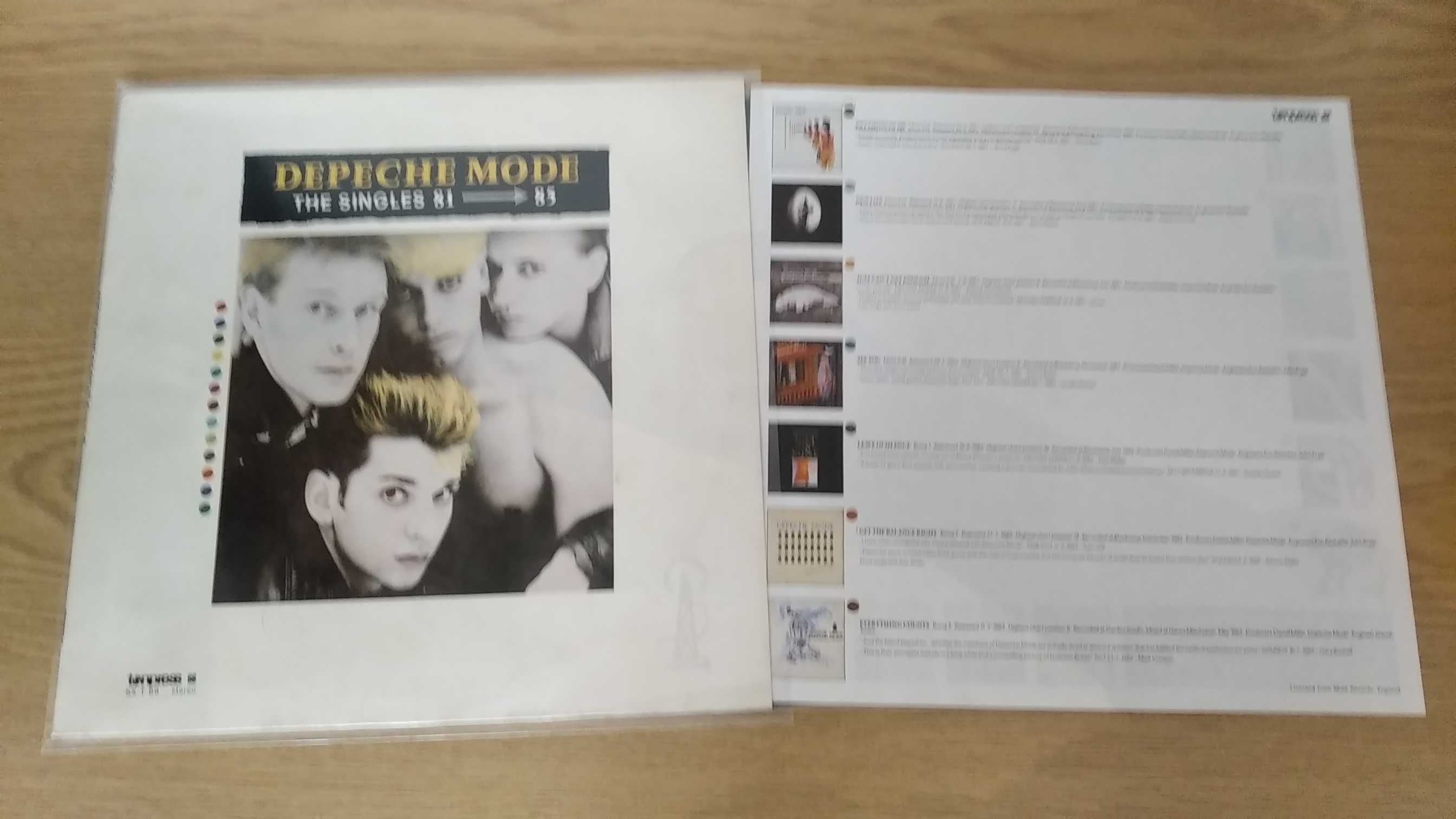 Winyl tonpress Depeche Mode The singles NM wyjątkowy stan Gratis folie