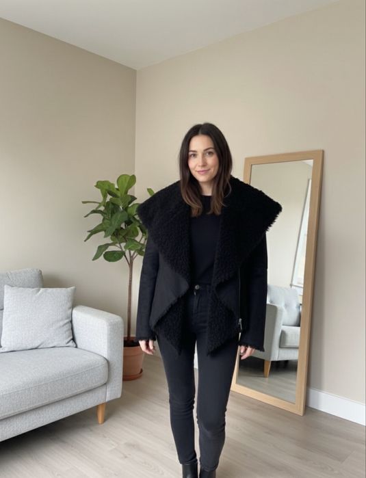 Oasis XS kurteczka Kożuszek narzutka S M