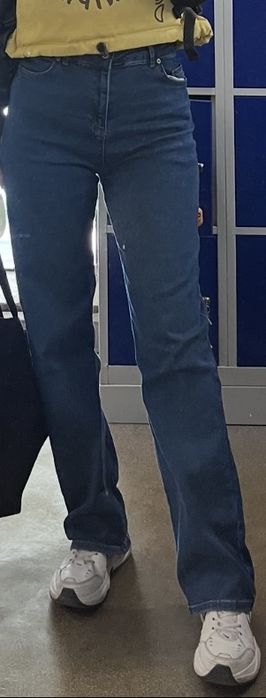 Джинси прямі сині