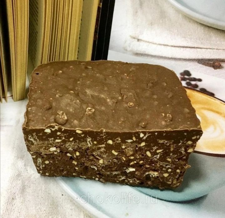 Чёрный с орехом, белый вкус коровка