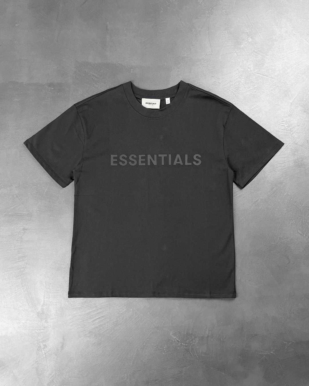 Футболка Fear Of God Essentials Front Logo T-Shirt Black