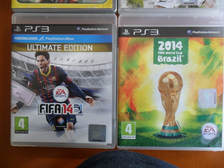 Fifa world cup Brasil 2014 e PES 2016 PlayStation3